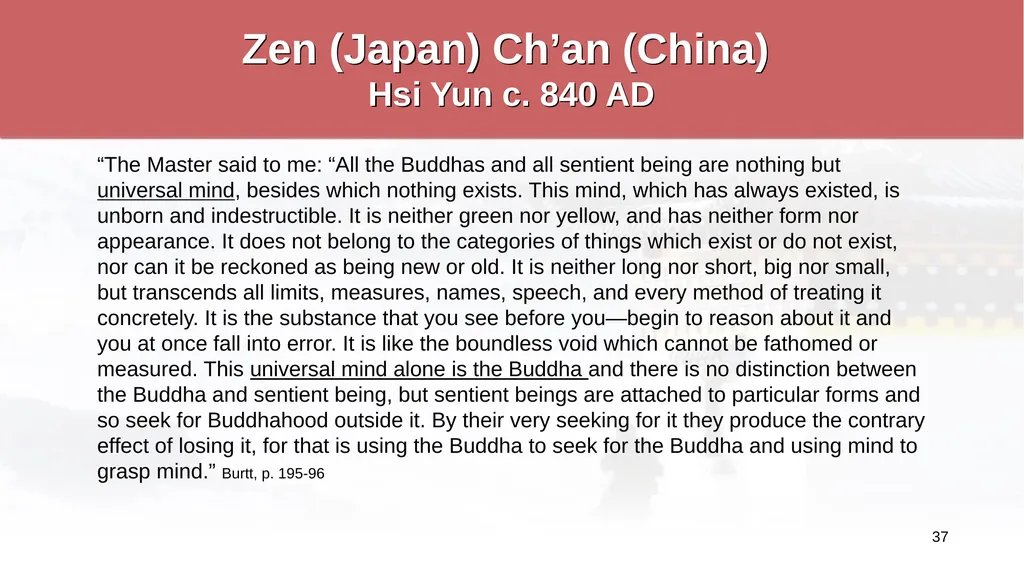 An Introduction to Buddhism Jim Sutherland, PhD, - slide 37 of 50