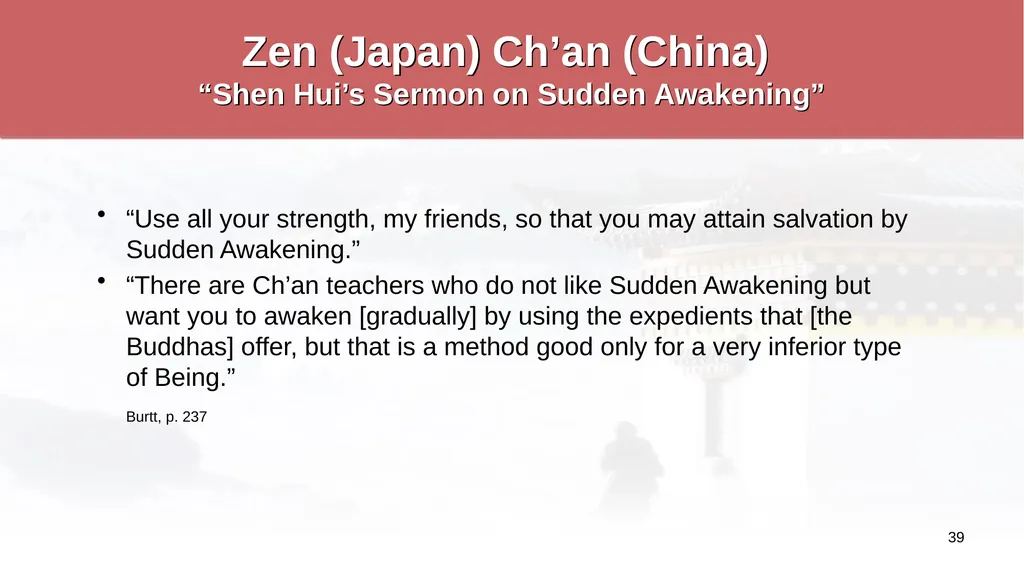 An Introduction to Buddhism Jim Sutherland, PhD, - slide 39 of 50