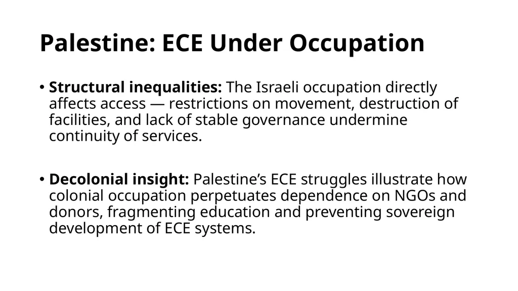 Decolonizing Early Childhood Education Practices - slide 23 of 38