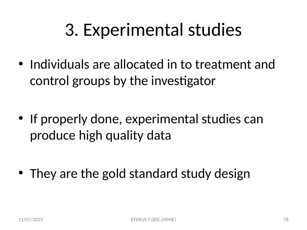 Epidemiological study designs 5/17/2020 EYERUS - slide 78 of 232