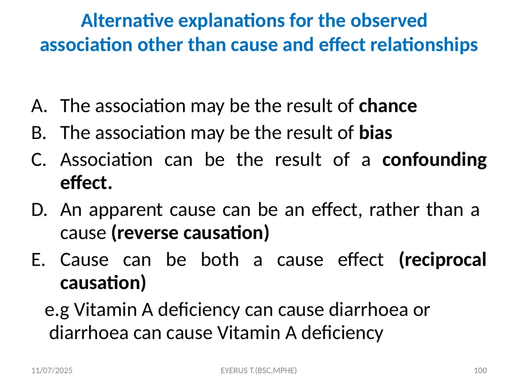 Epidemiological study designs 5/17/2020 EYERUS - slide 100 of 232