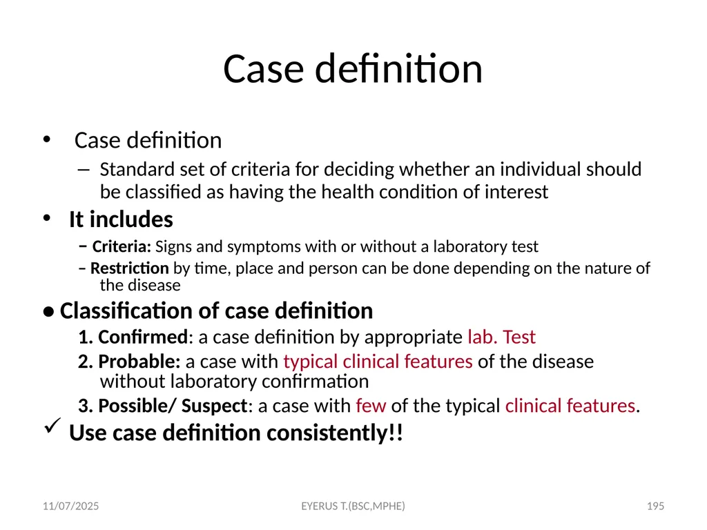 Epidemiological study designs 5/17/2020 EYERUS - slide 195 of 232