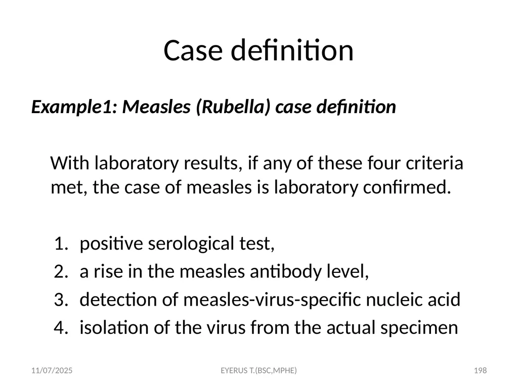 Epidemiological study designs 5/17/2020 EYERUS - slide 198 of 232