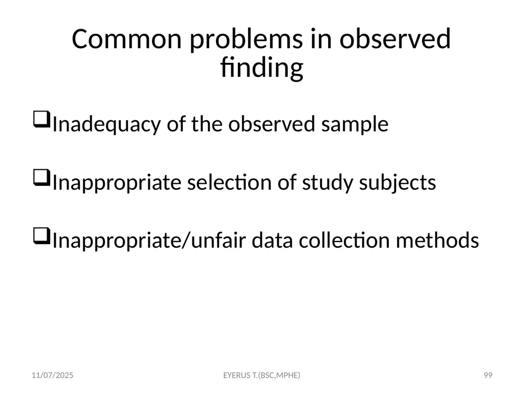 Epidemiological study designs 5/17/2020 EYERUS - slide 99 of 232