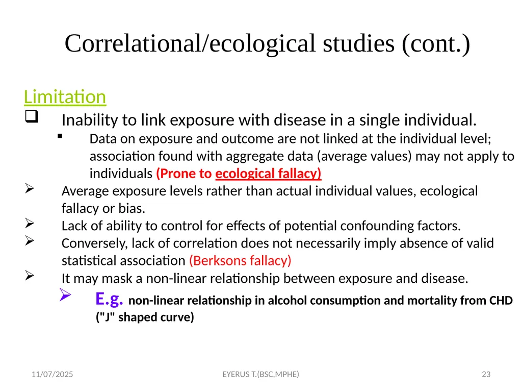 Epidemiological study designs 5/17/2020 EYERUS - slide 23 of 232