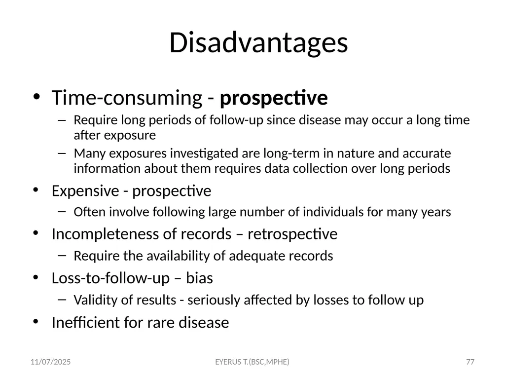 Epidemiological study designs 5/17/2020 EYERUS - slide 77 of 232