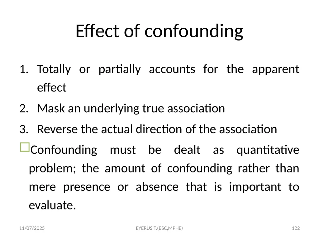 Epidemiological study designs 5/17/2020 EYERUS - slide 122 of 232