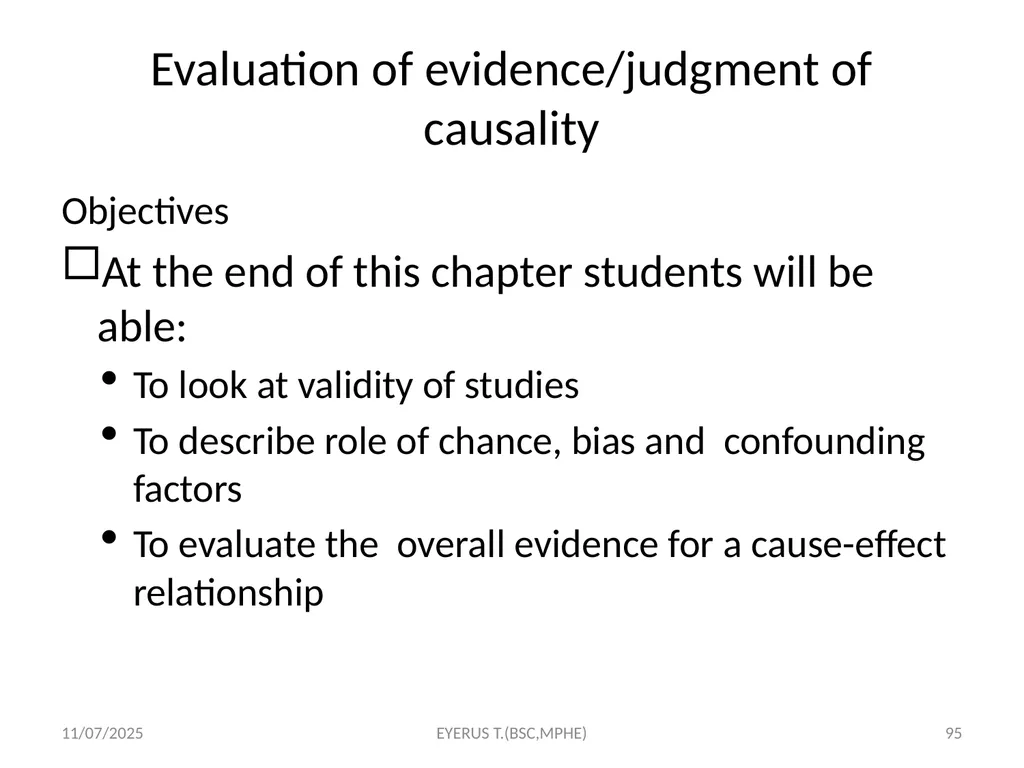 Epidemiological study designs 5/17/2020 EYERUS - slide 95 of 232