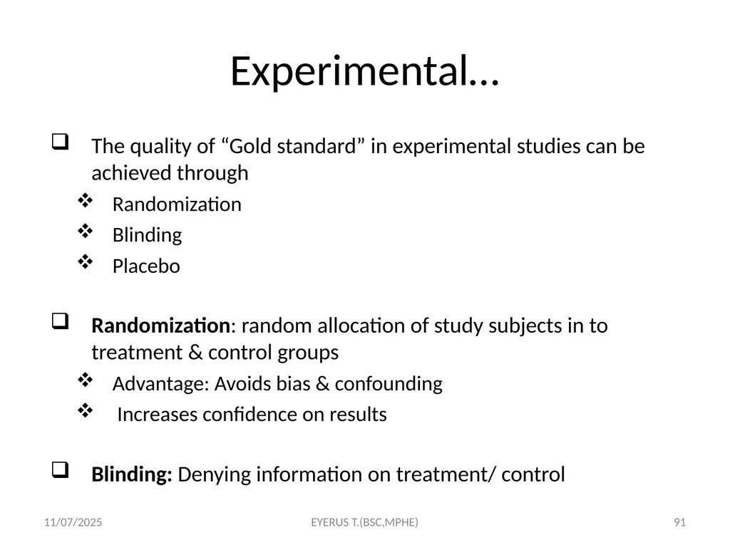 Epidemiological study designs 5/17/2020 EYERUS - slide 91 of 232