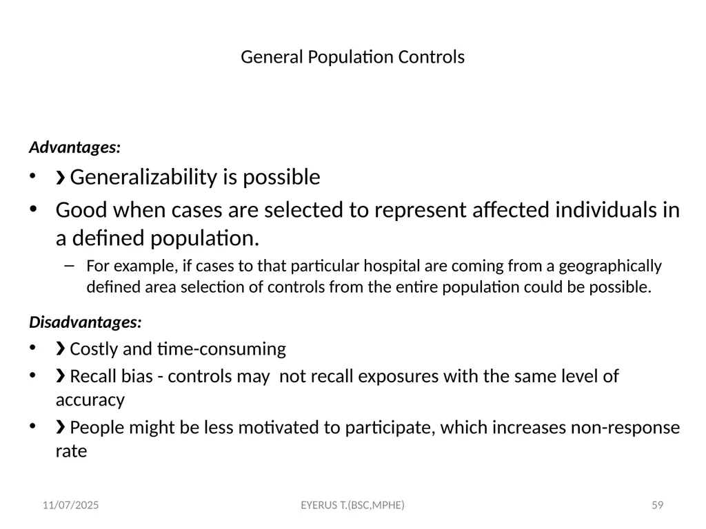 Epidemiological study designs 5/17/2020 EYERUS - slide 59 of 232