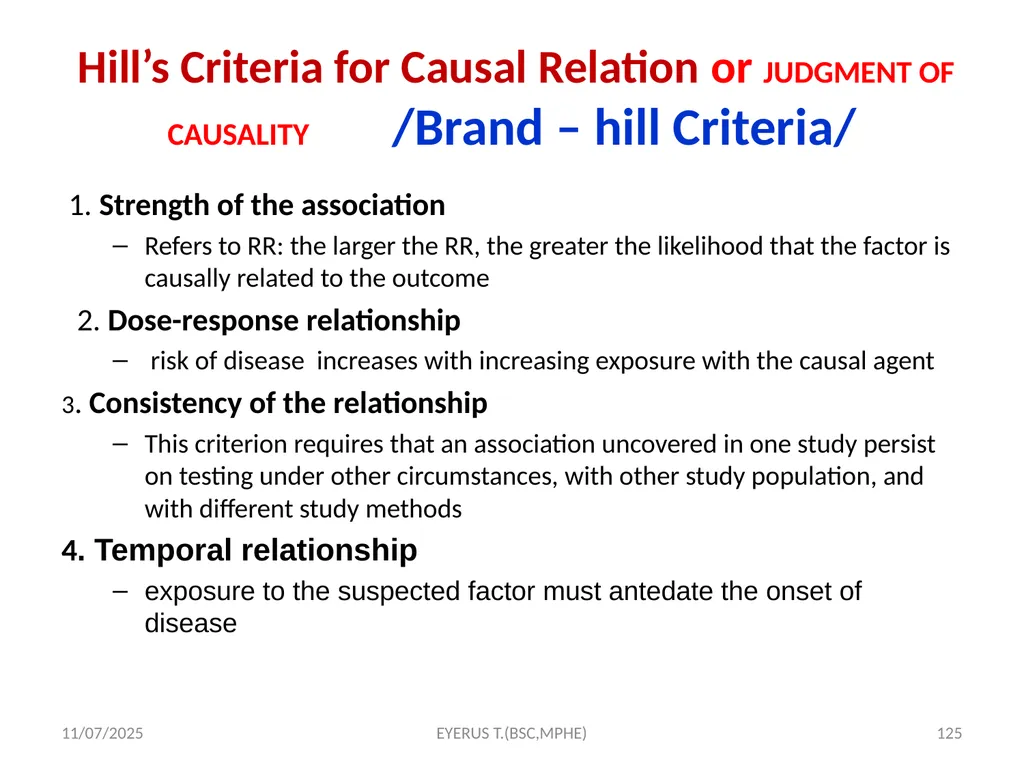 Epidemiological study designs 5/17/2020 EYERUS - slide 125 of 232