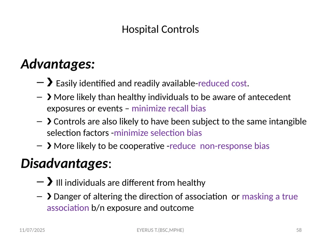 Epidemiological study designs 5/17/2020 EYERUS - slide 58 of 232