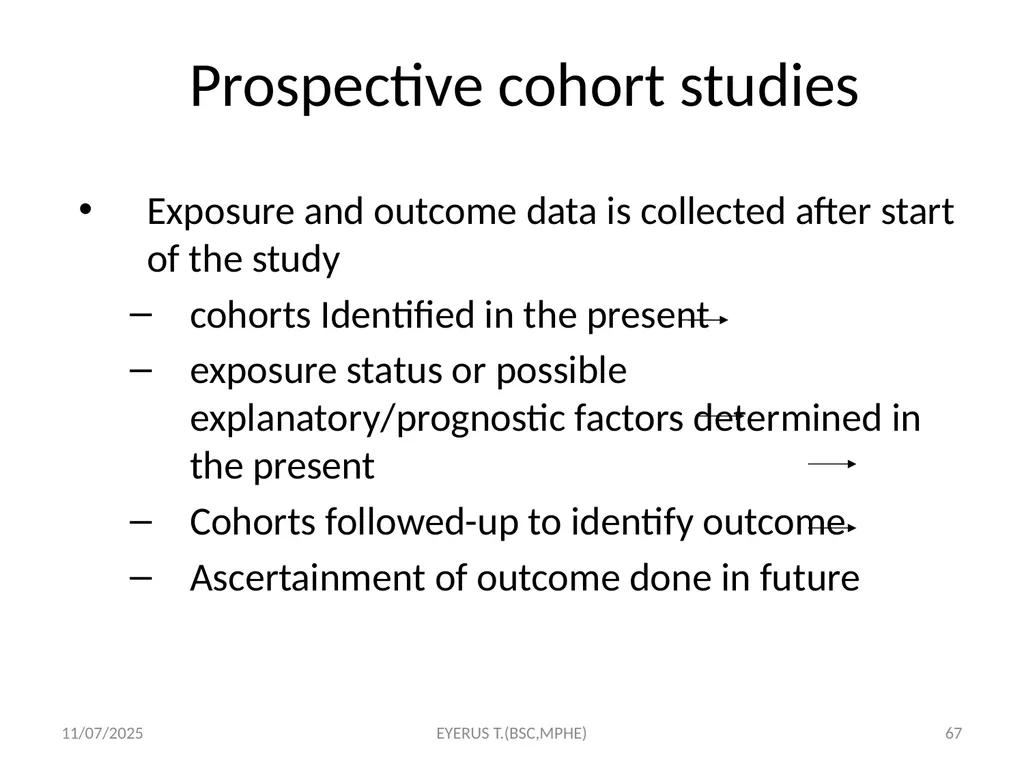 Epidemiological study designs 5/17/2020 EYERUS - slide 67 of 232
