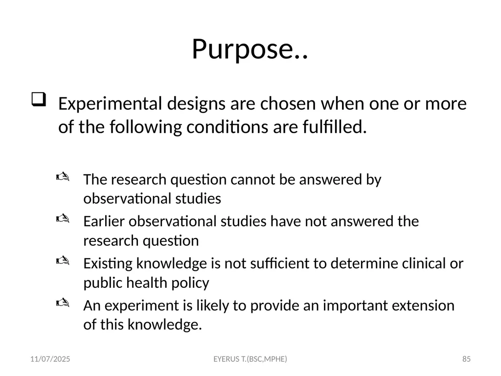 Epidemiological study designs 5/17/2020 EYERUS - slide 85 of 232
