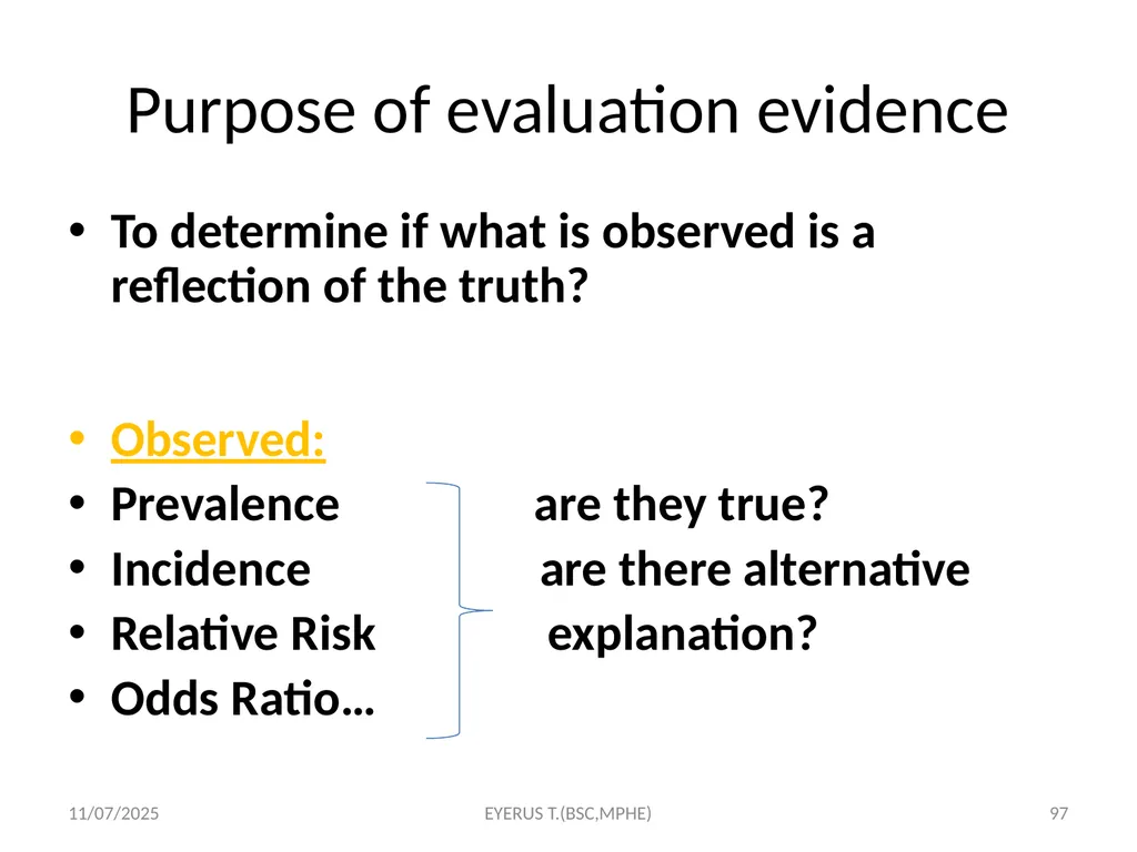Epidemiological study designs 5/17/2020 EYERUS - slide 97 of 232