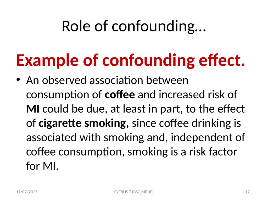 Epidemiological study designs 5/17/2020 EYERUS - slide 121 of 232
