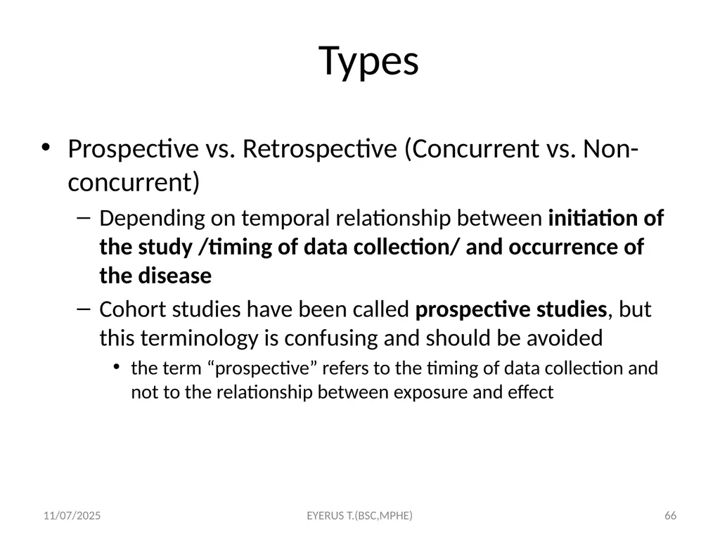 Epidemiological study designs 5/17/2020 EYERUS - slide 66 of 232