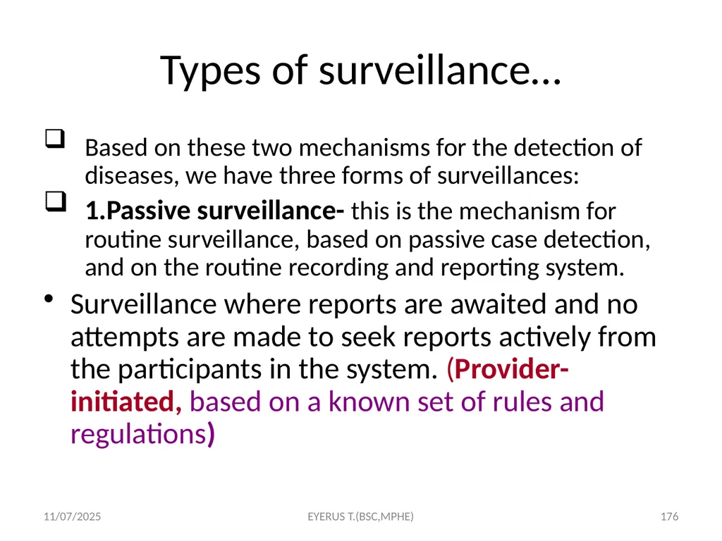 Epidemiological study designs 5/17/2020 EYERUS - slide 176 of 232