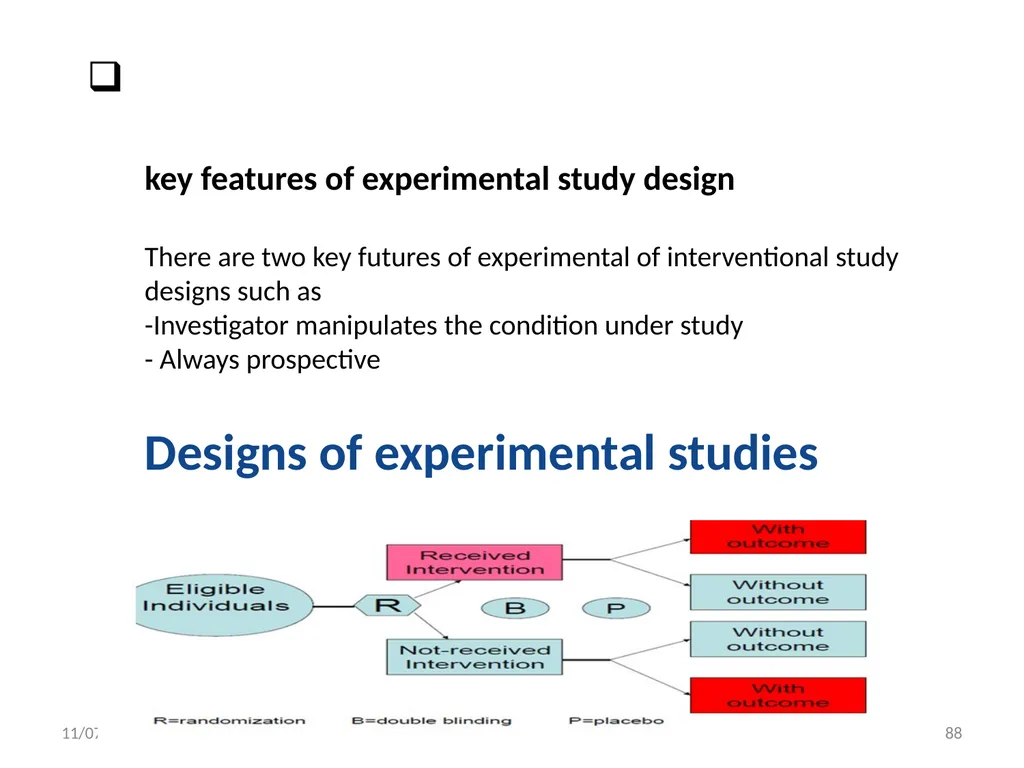 Epidemiological study designs 5/17/2020 EYERUS - slide 88 of 232
