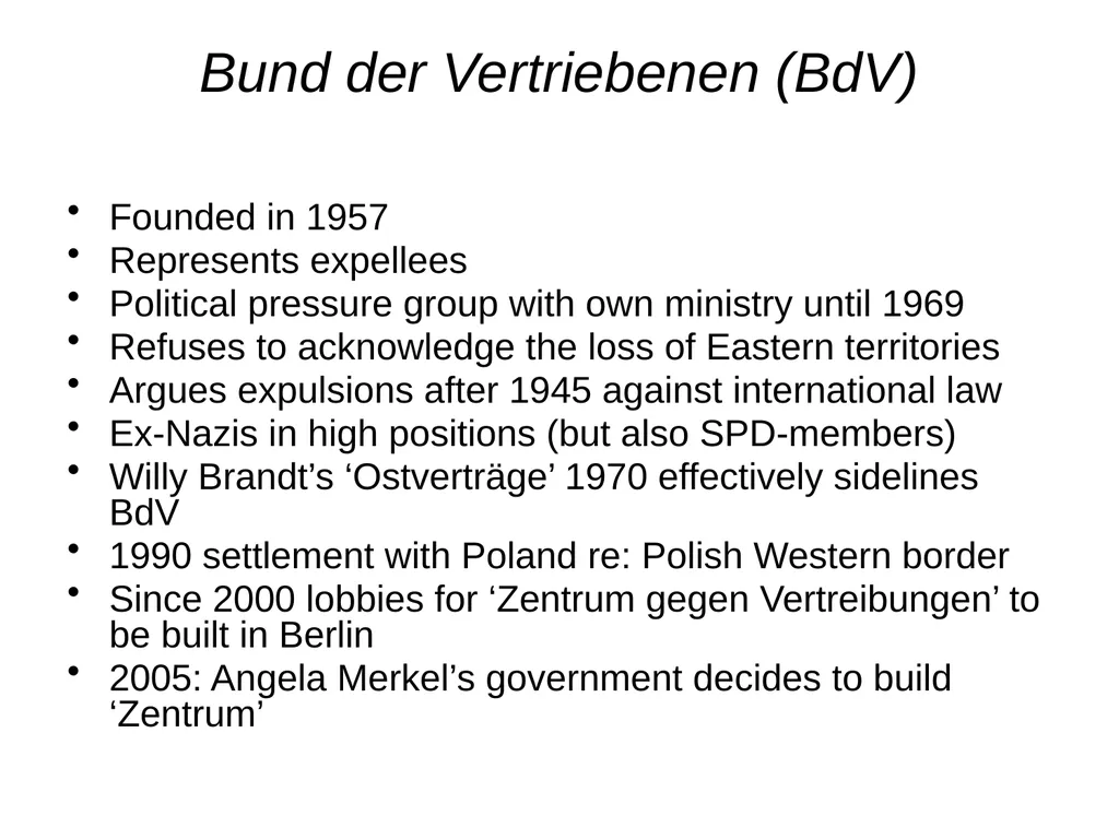 Vergangenheitsbewältigung II Bernhard Schlink’s - slide 16 of 26