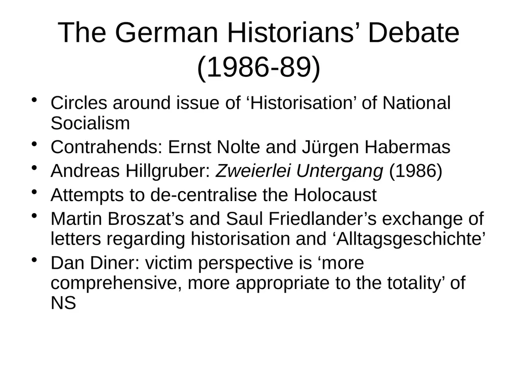 Vergangenheitsbewältigung II Bernhard Schlink’s - slide 24 of 26