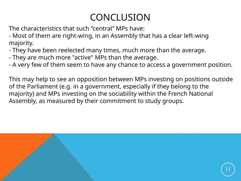 A COMMITMENT TO SOCIABILITY IN parliament Romain - slide 11 of 11
