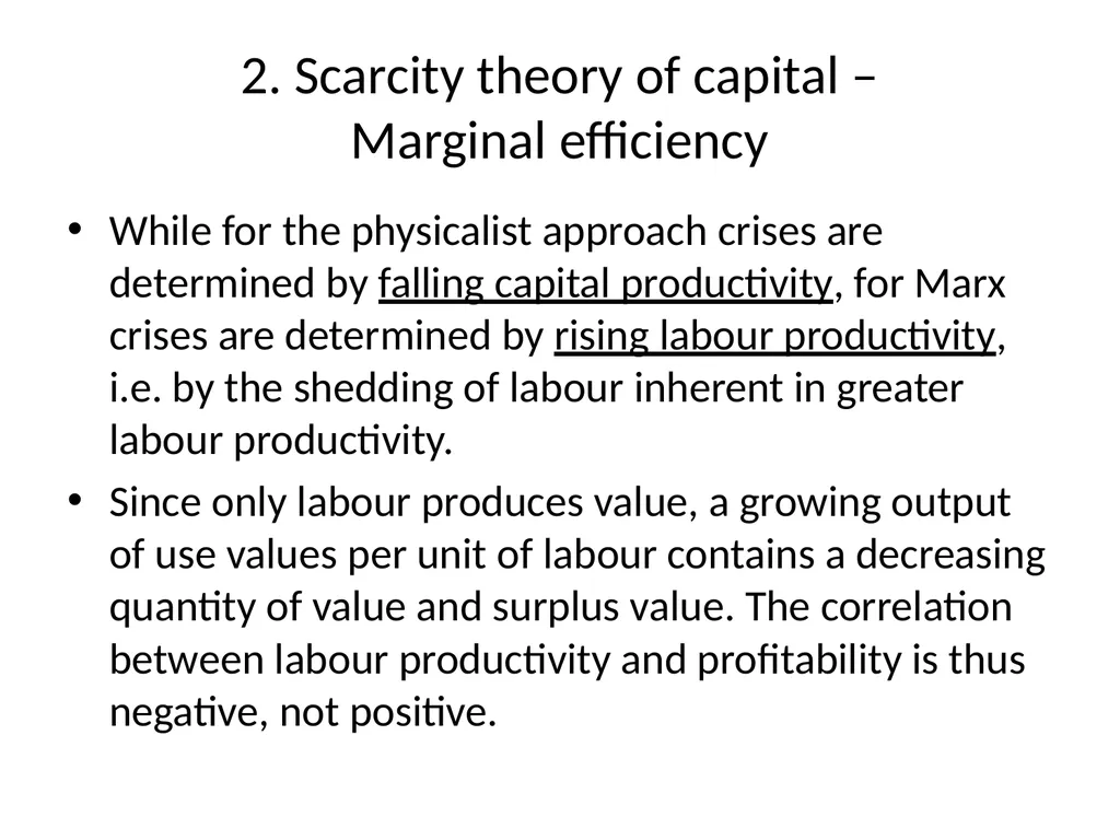 Marx’s Capital – ‘scientifically erroneous and - slide 22 of 41