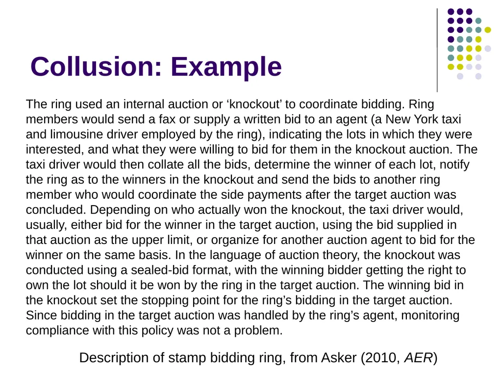 Auction Design Background Last time: In a - slide 27 of 40