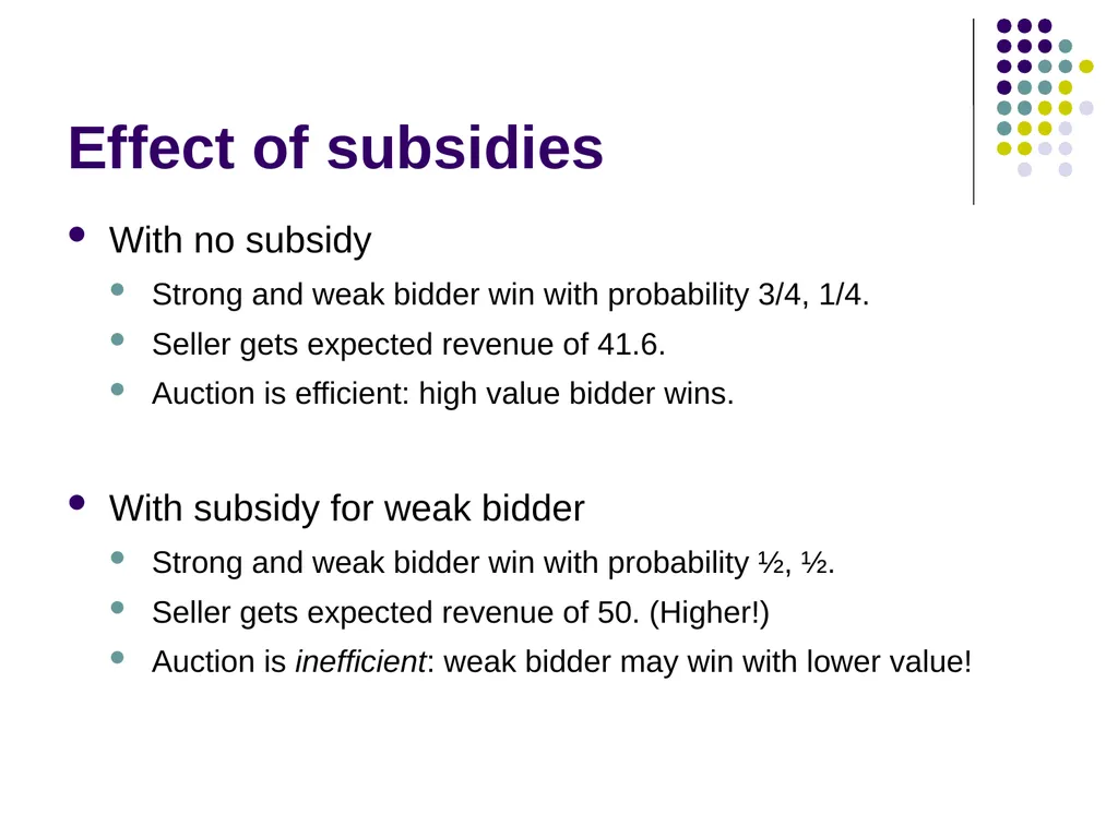Auction Design Background Last time: In a - slide 40 of 40