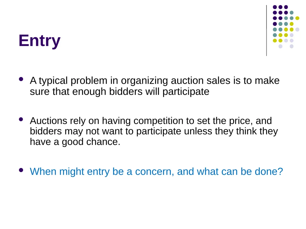 Auction Design Background Last time: In a - slide 31 of 40