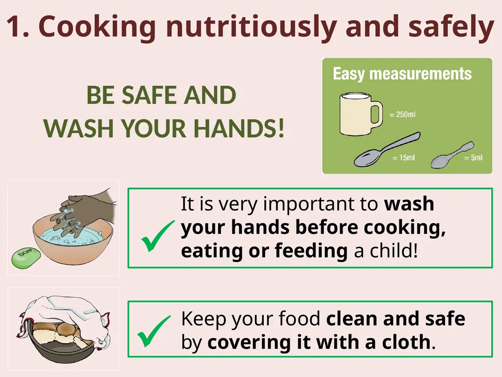 Reverse Poster 4 Cooking nutritiously and safely - slide 2 of 21