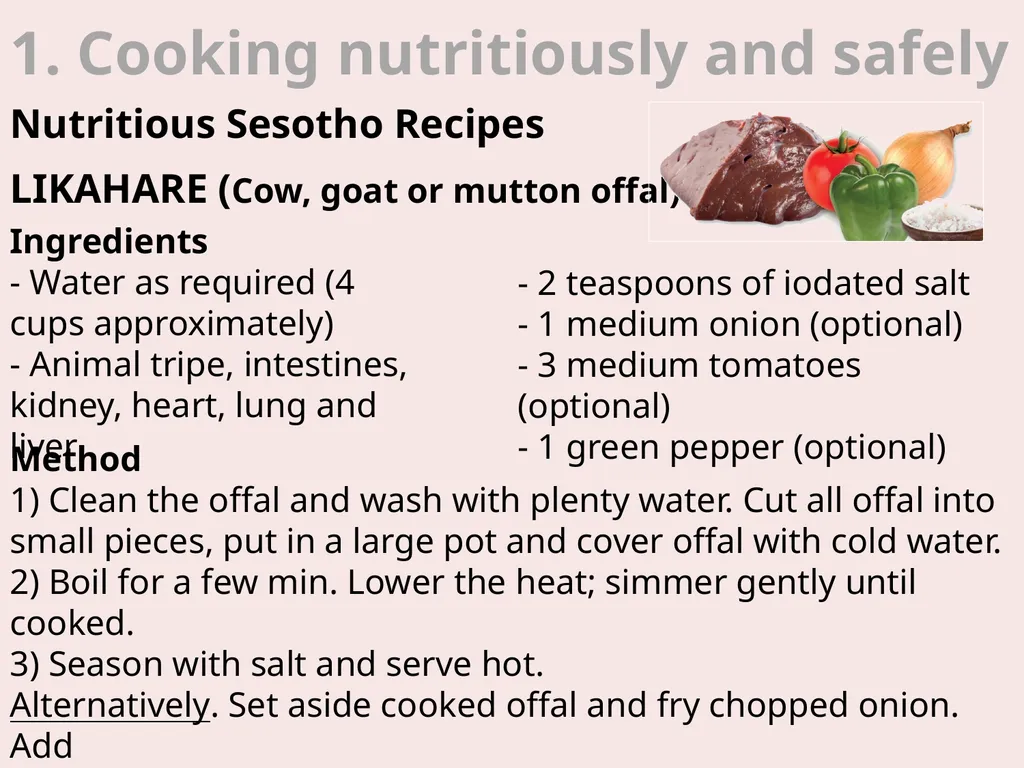 Reverse Poster 4 Cooking nutritiously and safely - slide 3 of 21