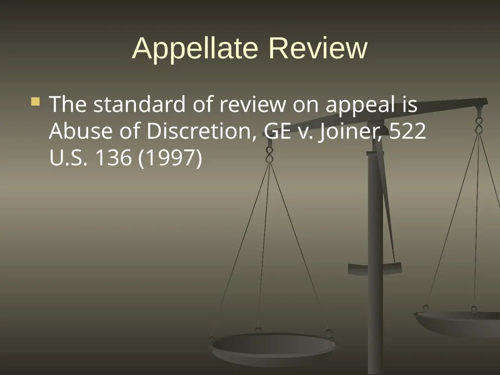 DAUBERT IN FLORIDA: ONE YEAR LATER July 18, 2014 - slide 10 of 30