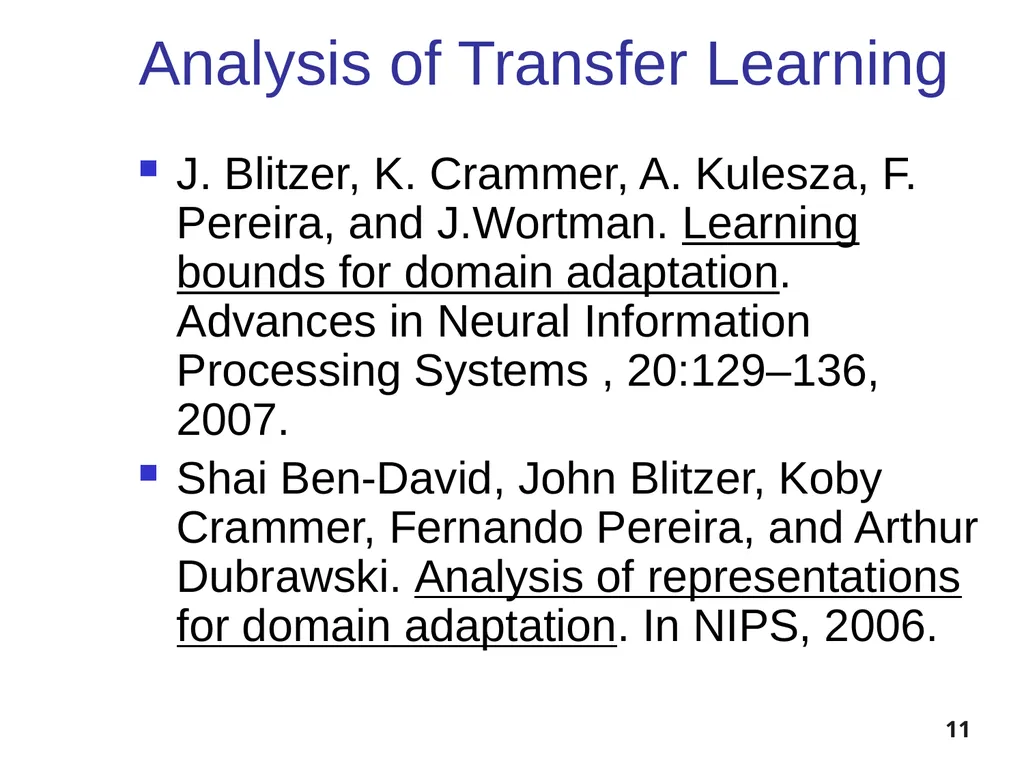 5/20/12 1 Transfer of Learning References - slide 11 of 18