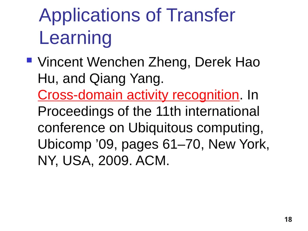 5/20/12 1 Transfer of Learning References - slide 18 of 18