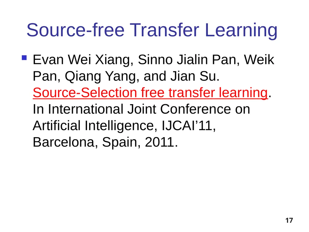5/20/12 1 Transfer of Learning References - slide 17 of 18