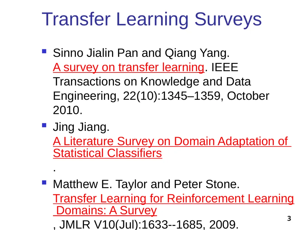 5/20/12 1 Transfer of Learning References - slide 3 of 18
