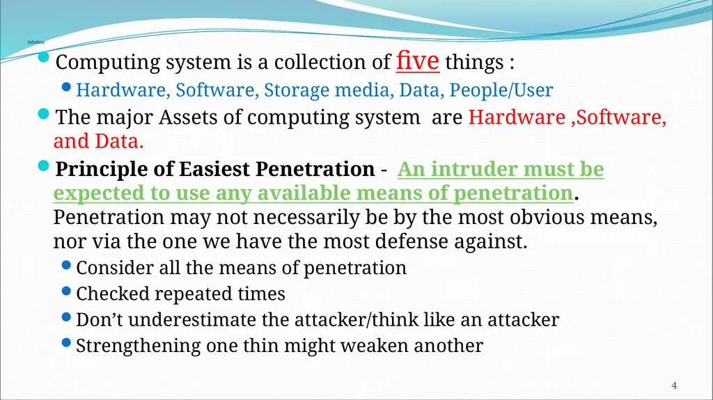 References : 1-Security in Computing By Charless - slide 4 of 51