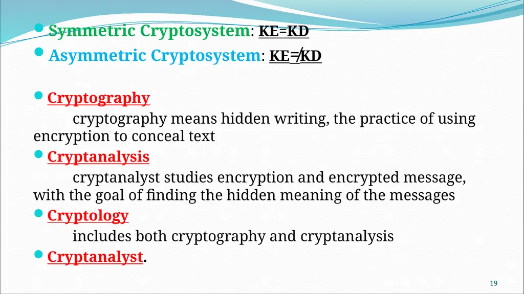 References : 1-Security in Computing By Charless - slide 19 of 51