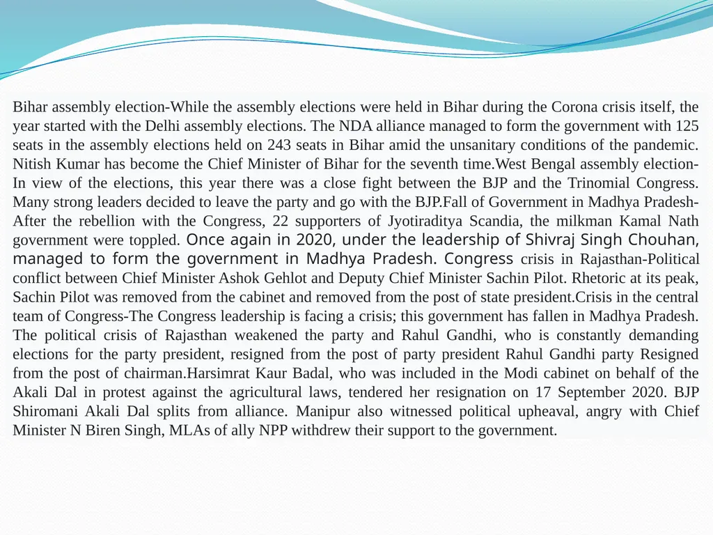 Changing Paradigm of Indian Politics after - slide 12 of 15