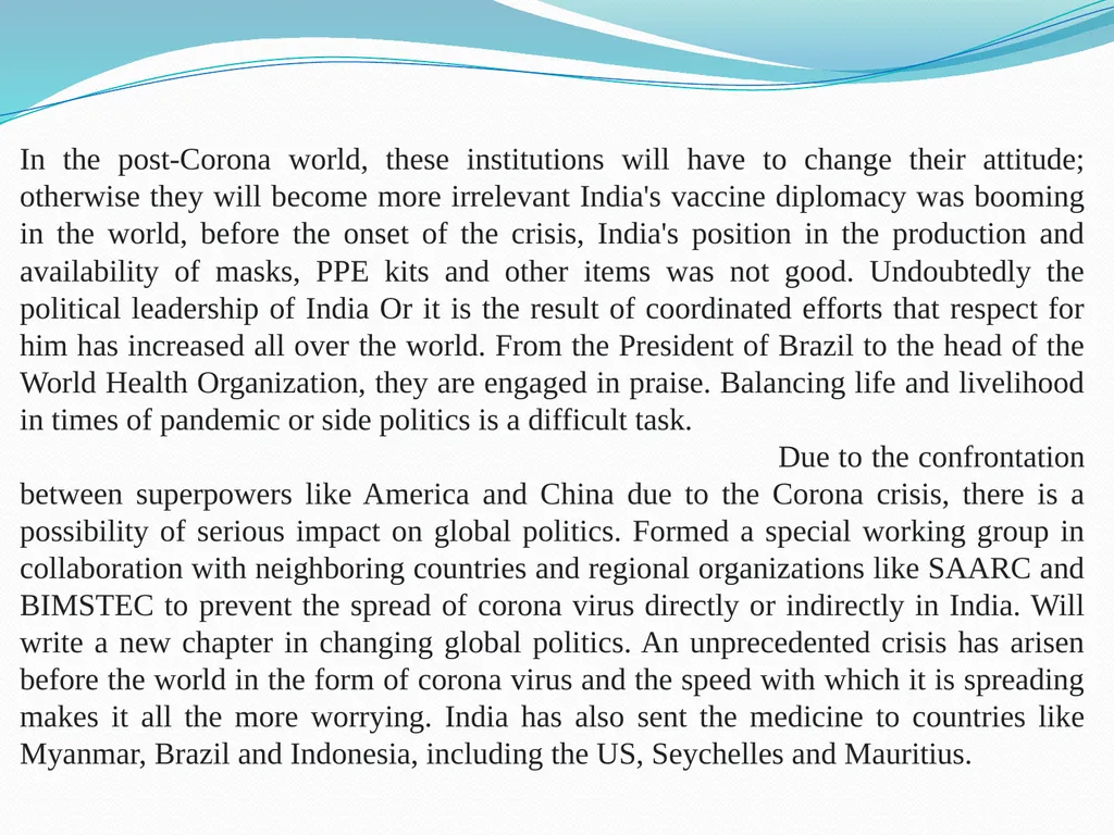 Changing Paradigm of Indian Politics after - slide 6 of 15