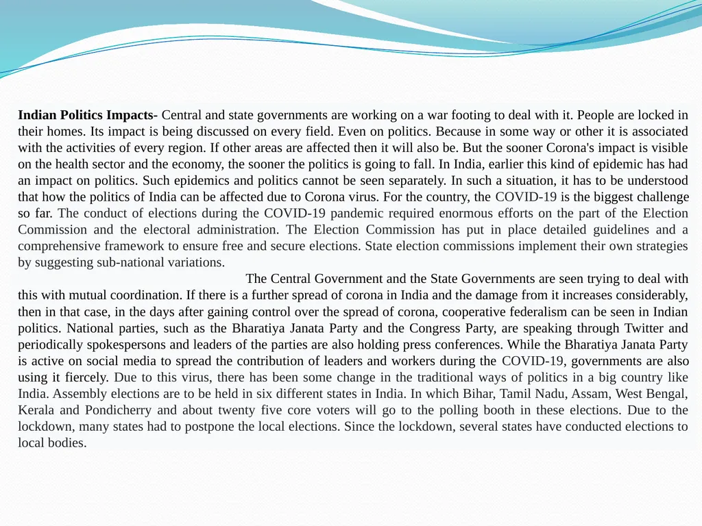 Changing Paradigm of Indian Politics after - slide 10 of 15