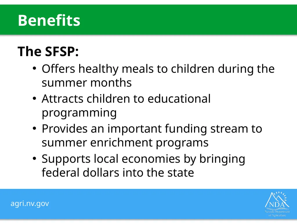 Summer Food Service Program Lindsay Talbot - slide 5 of 9