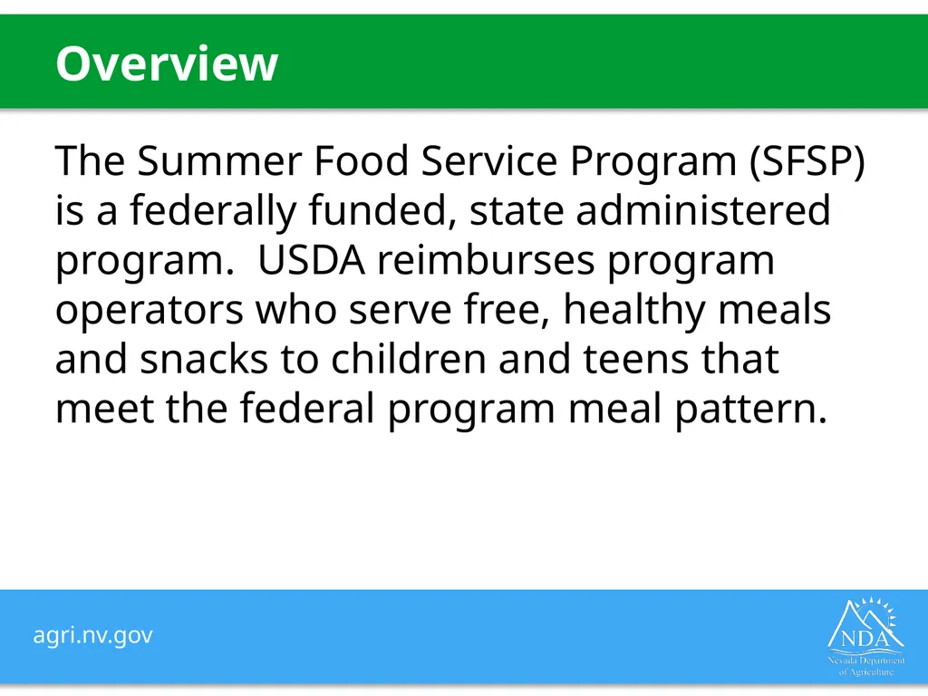 Summer Food Service Program Lindsay Talbot - slide 3 of 9