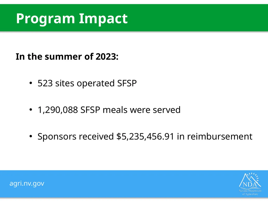 Summer Food Service Program Lindsay Talbot - slide 6 of 9