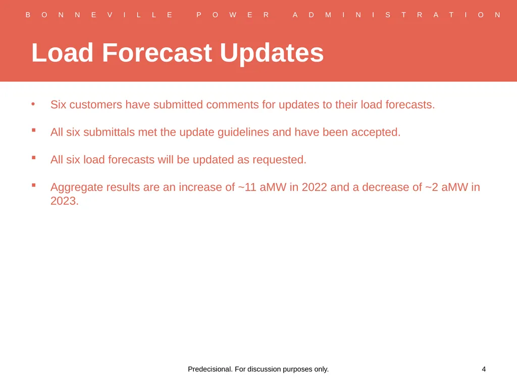 RHWM Process Workshop BP-22 Rate Period – Draft - slide 4 of 33