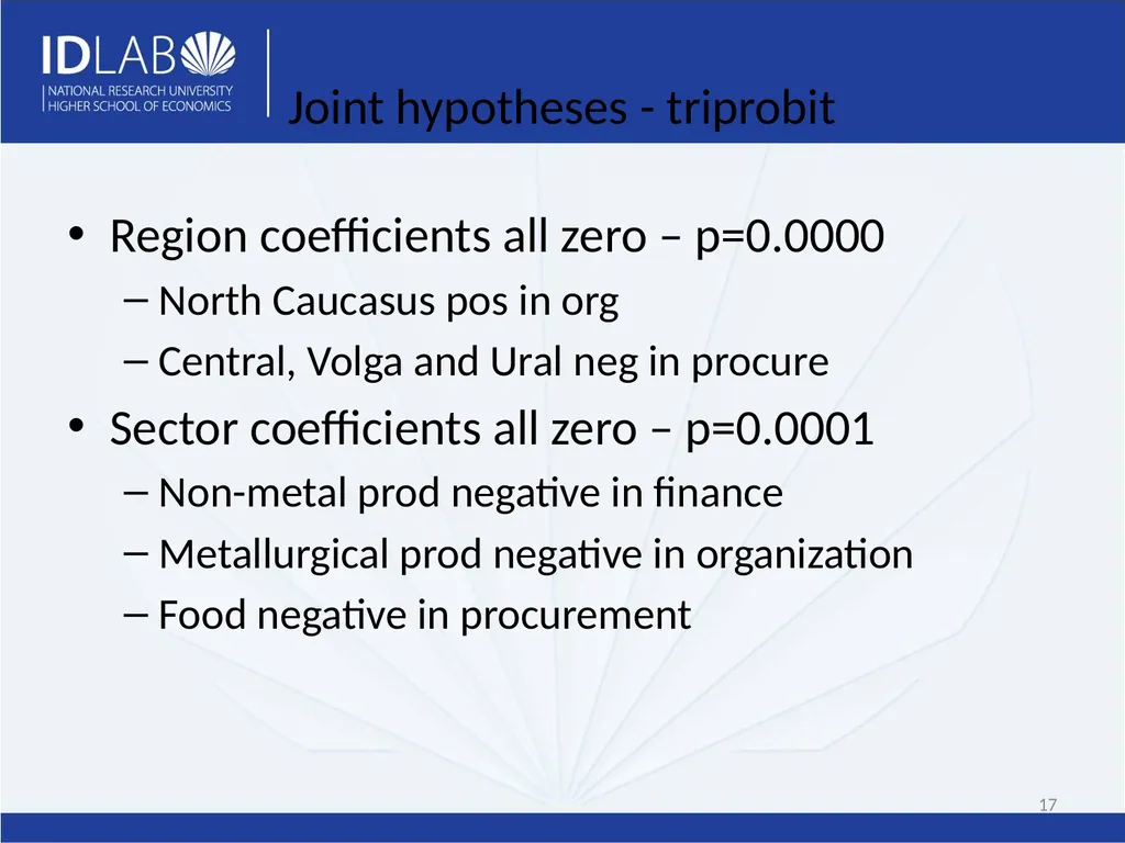 Determinants of Governmental Support of Russian - slide 17 of 21