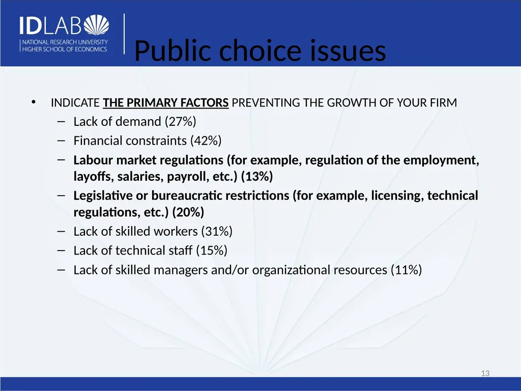 Determinants of Governmental Support of Russian - slide 13 of 21