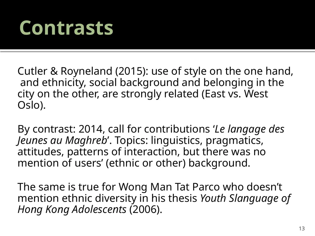 “Youth languages: What are we here for?” Jacomine - slide 13 of 42