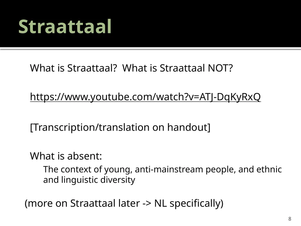 “Youth languages: What are we here for?” Jacomine - slide 8 of 42